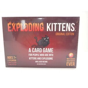 Exploding‎ Kittens Card Game Original Edition Brand New Sealed Kids Age 7 And up